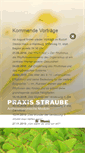 Mobile Screenshot of praxis-straube.net