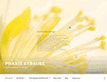 Tablet Screenshot of praxis-straube.net