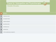Tablet Screenshot of praxis-straube.de